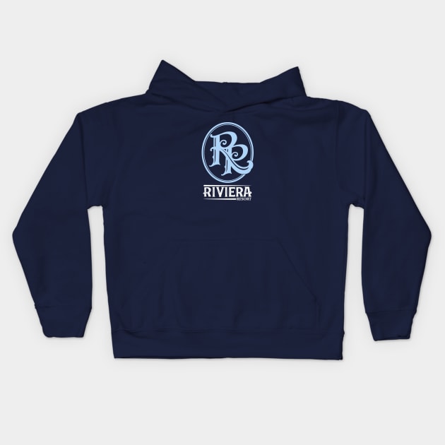 Riviera Resort Logo II Kids Hoodie by Lunamis